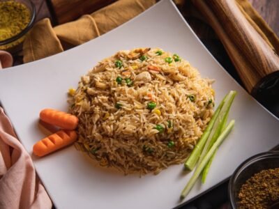Arroz Frito con Verduras y Huevo