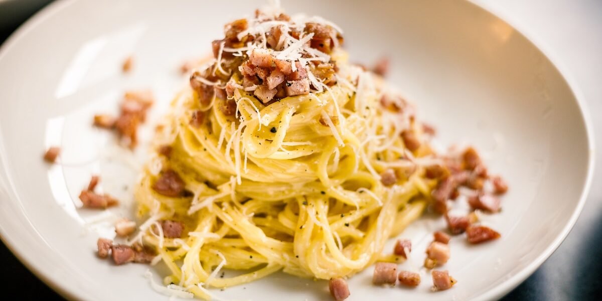 Pasta Carbonara Auténtica Italiana