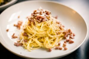 Pasta Carbonara Auténtica Italiana