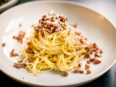 Pasta Carbonara Auténtica Italiana